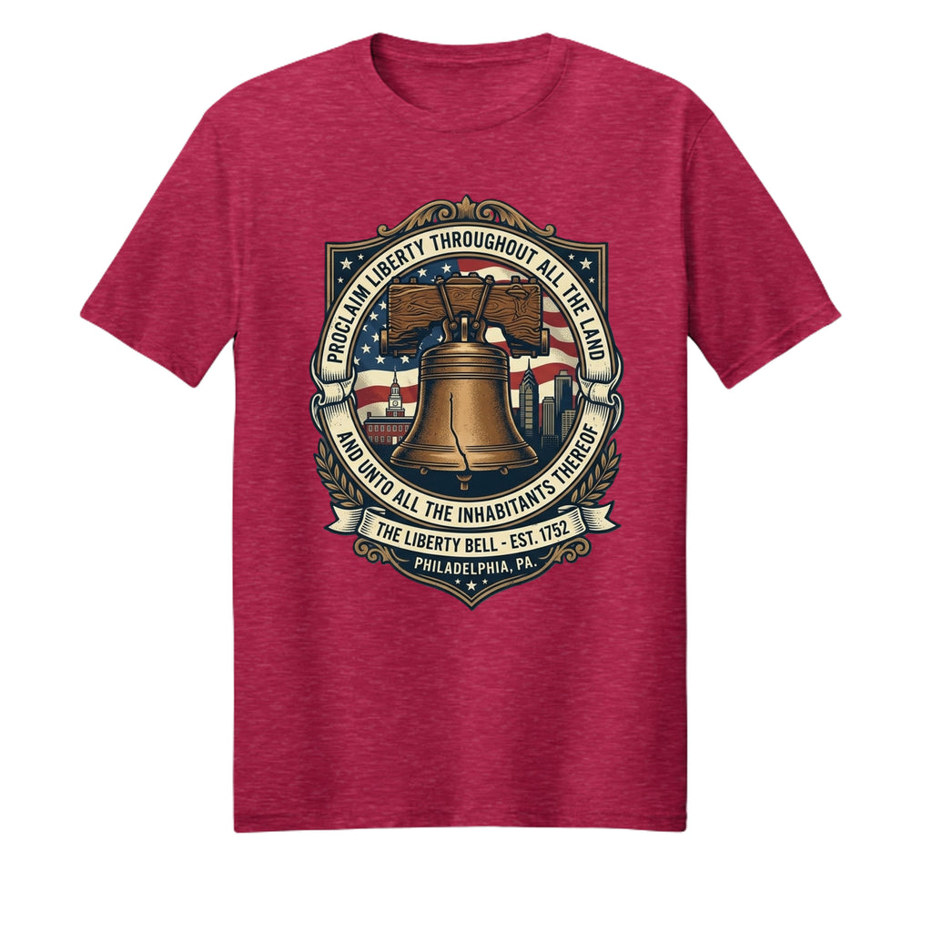 Liberty Bell Heritage Story Tee | Proclaim Liberty Patriotic American History Shirt Anvil and Anthem }