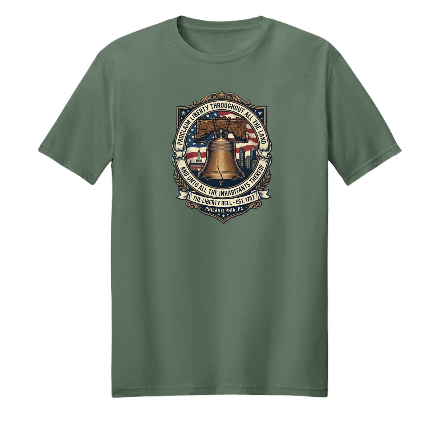 Liberty Bell Heritage Story Tee | Proclaim Liberty Patriotic American History Shirt {{ product_type }Anvil and Anthem }