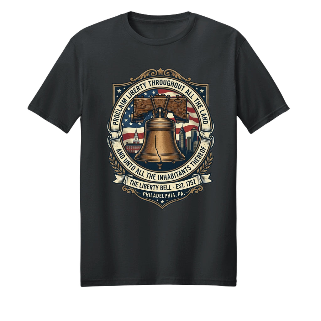 Liberty Bell Heritage Story Tee | Proclaim Liberty Patriotic American History Shirt Anvil and Anthem }