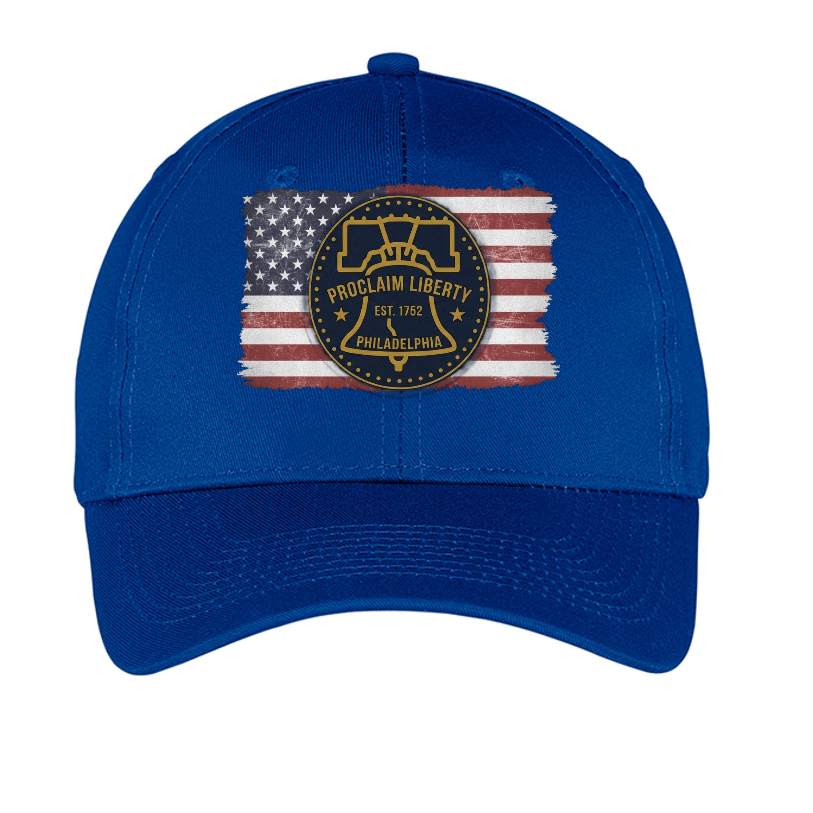 Proclaim Liberty Philadelphia Heritage Hat | Bald Eagle & Liberty Bell Patriotic Cap Anvil and Anthem }