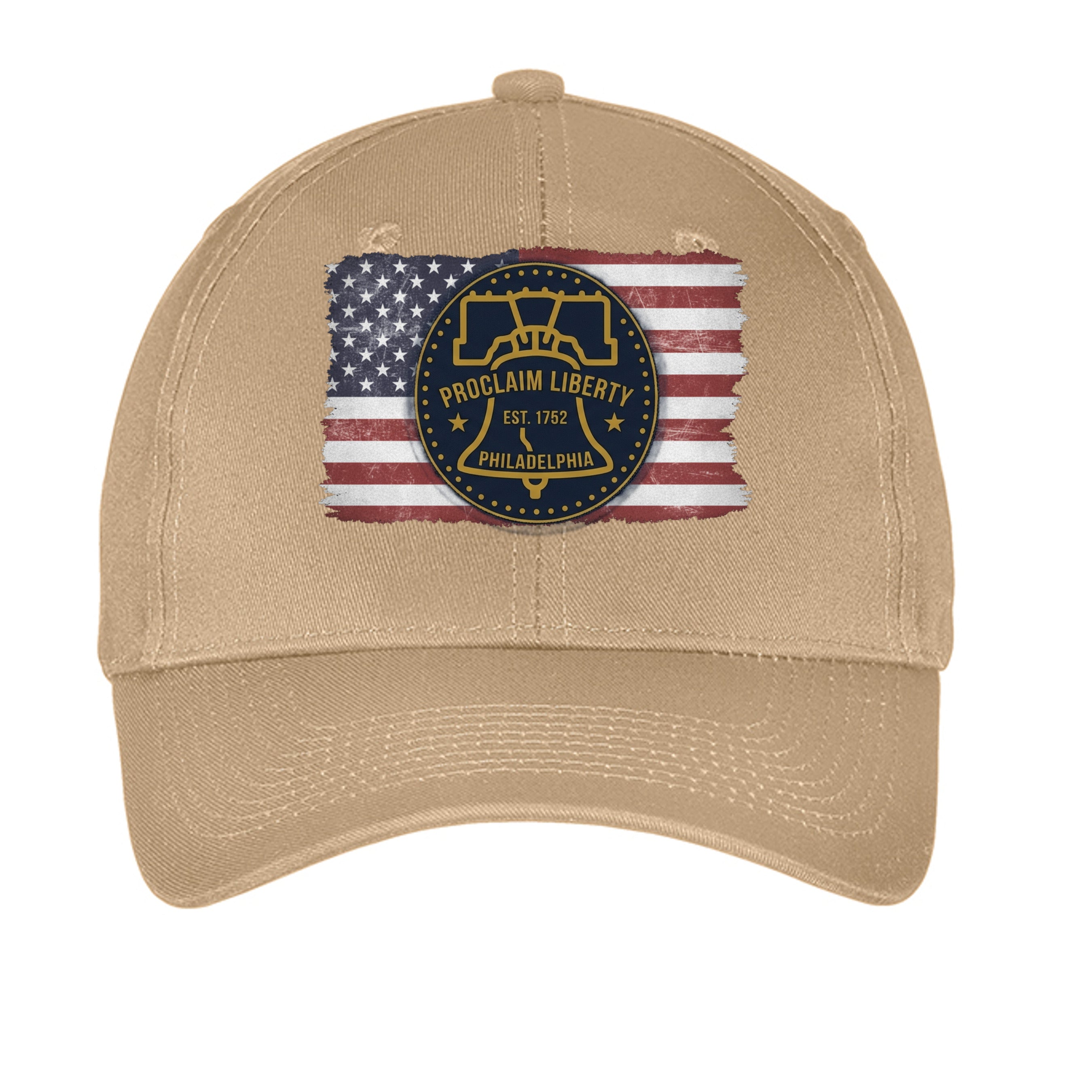 Proclaim Liberty Philadelphia Heritage Hat | Bald Eagle & Liberty Bell Patriotic Cap Anvil and Anthem }