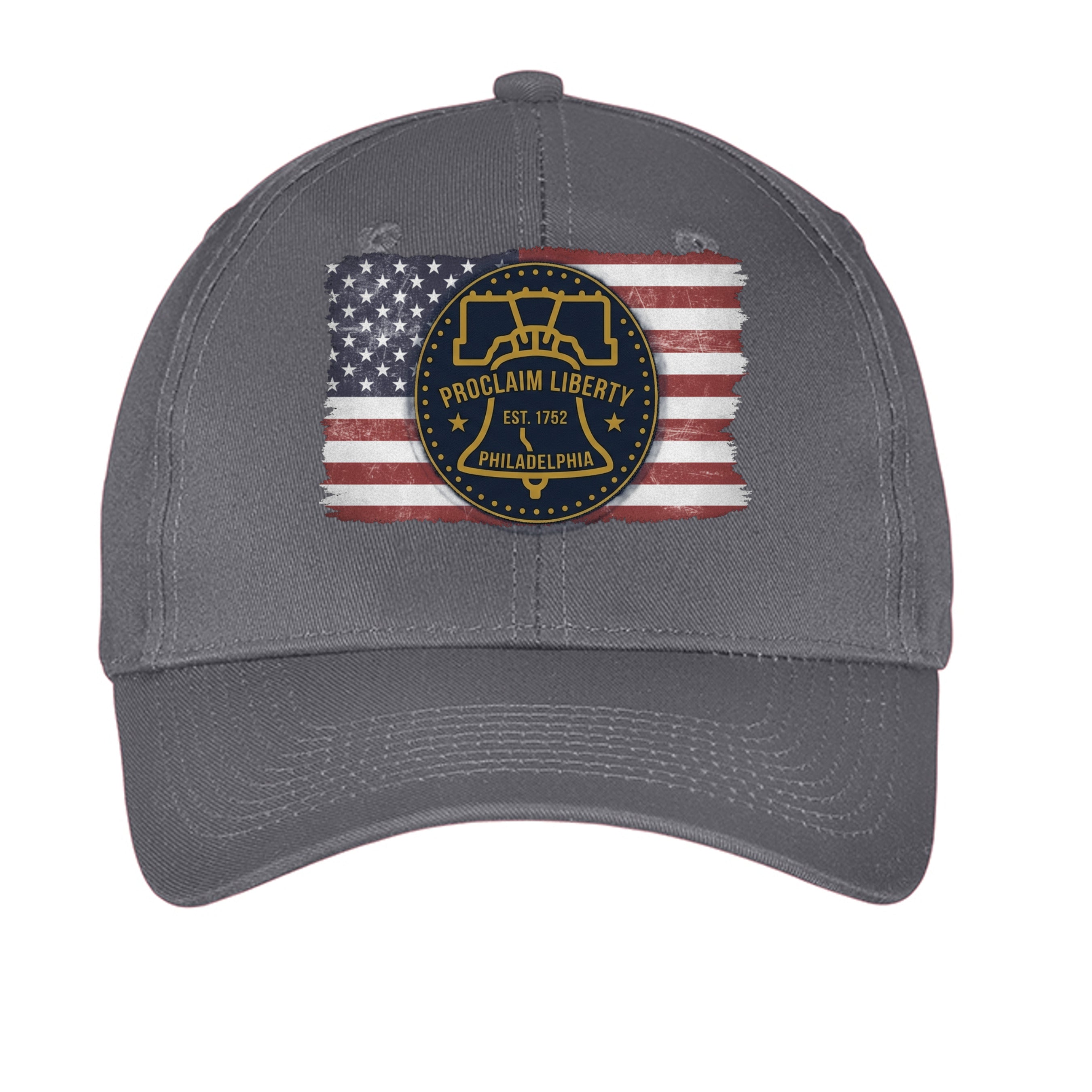 Proclaim Liberty Philadelphia Heritage Hat | Bald Eagle & Liberty Bell Patriotic Cap Anvil and Anthem }