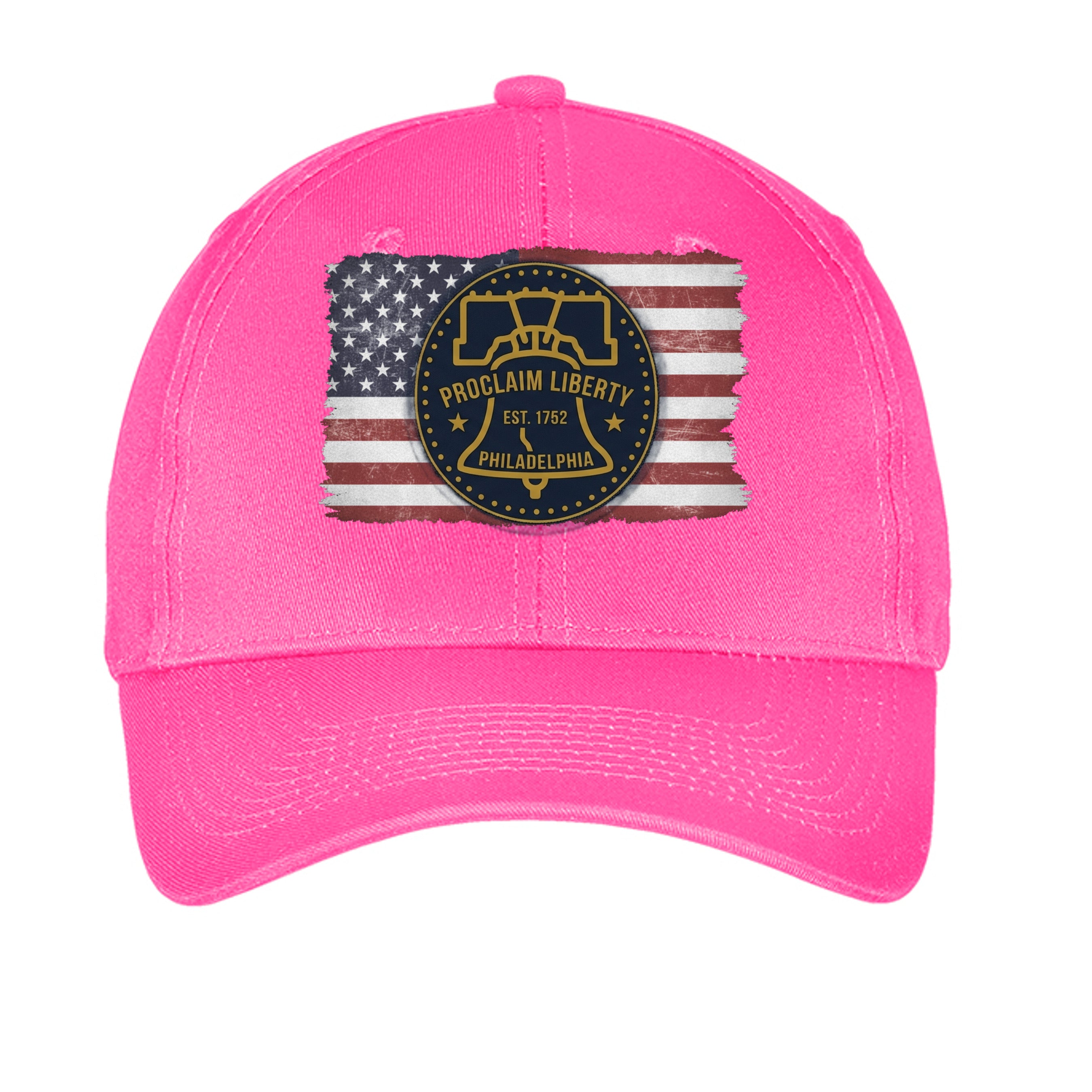 Proclaim Liberty Philadelphia Heritage Hat | Bald Eagle & Liberty Bell Patriotic Cap Anvil and Anthem }