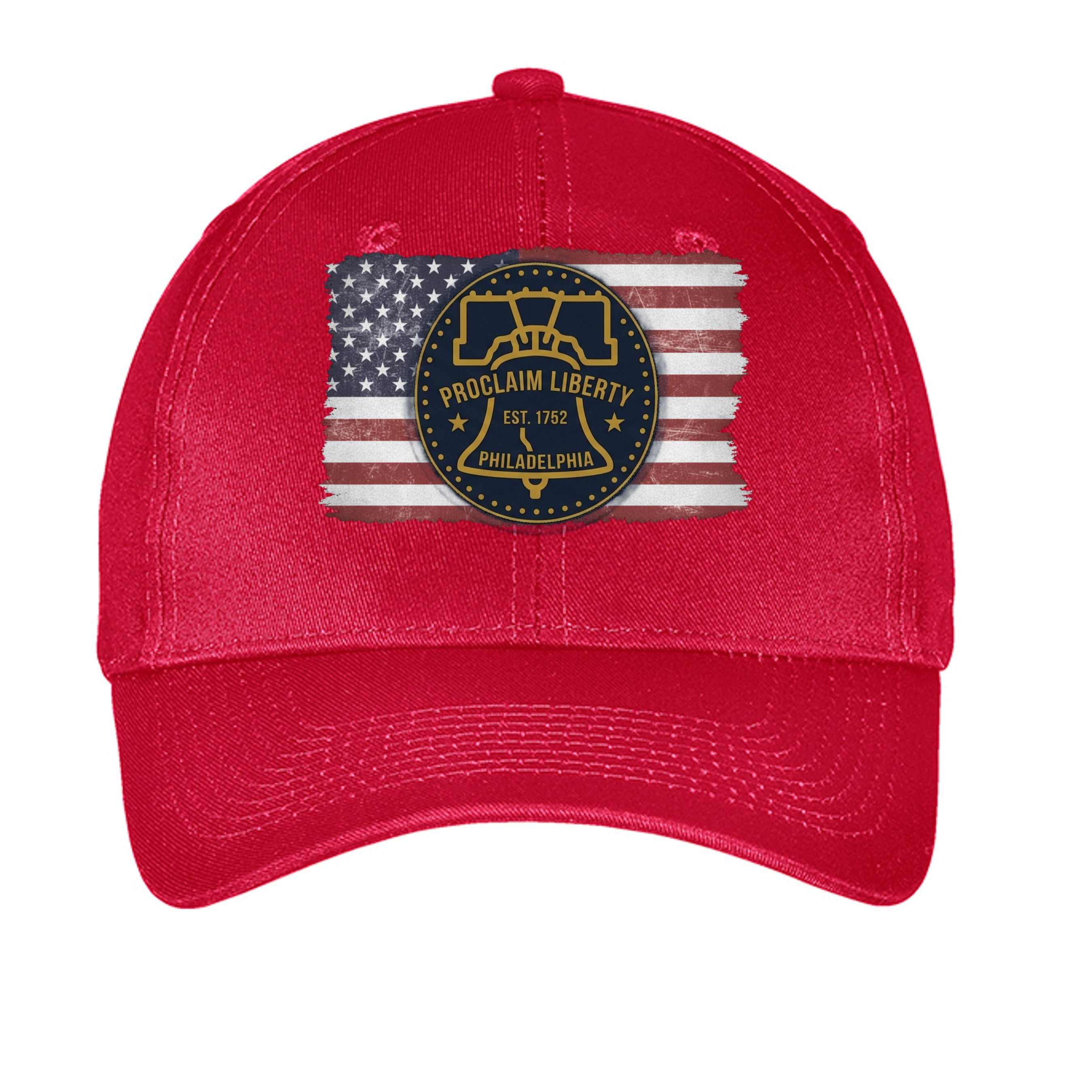 Proclaim Liberty Philadelphia Heritage Hat | Bald Eagle & Liberty Bell Patriotic Cap Anvil and Anthem }