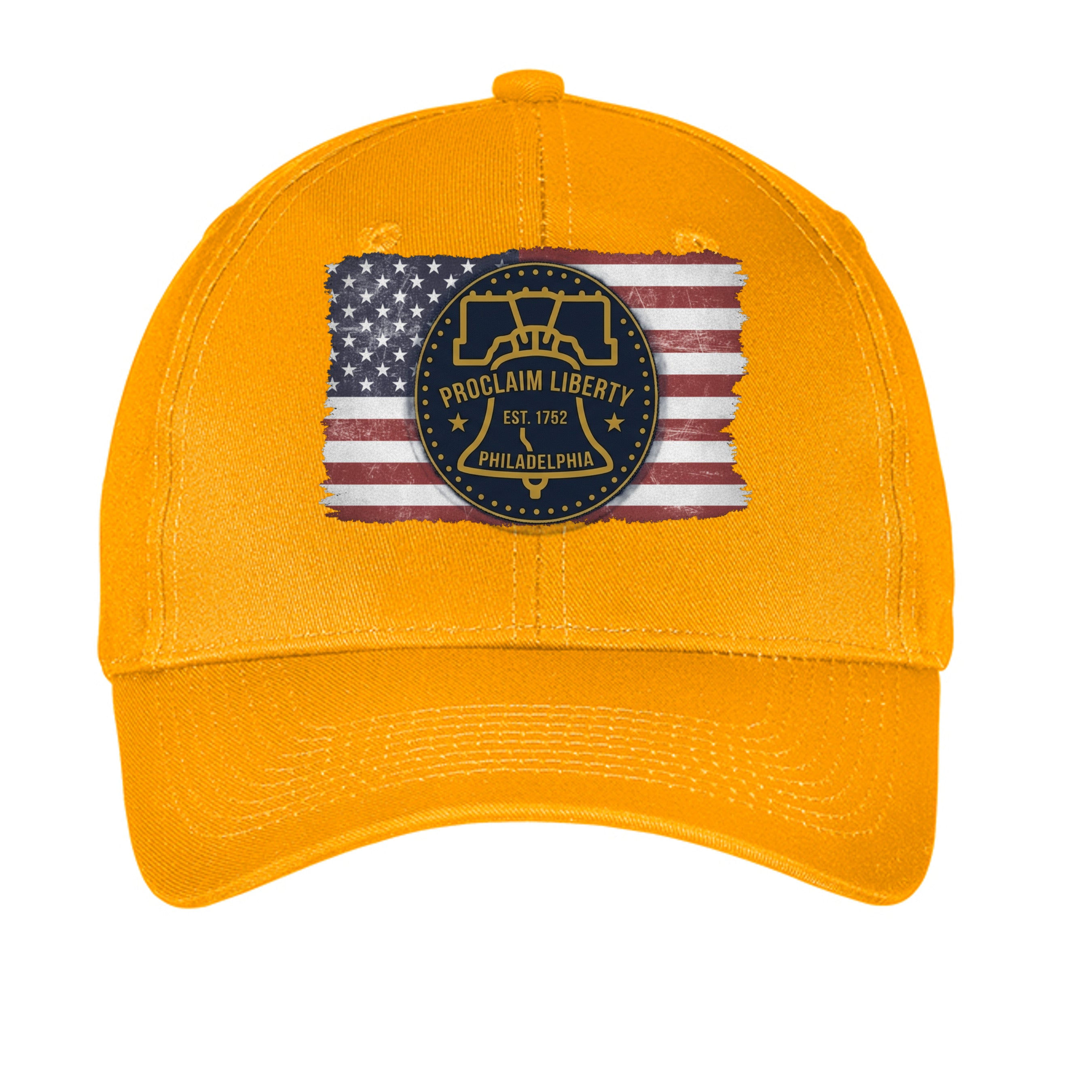 Proclaim Liberty Philadelphia Heritage Hat | Bald Eagle & Liberty Bell Patriotic Cap Anvil and Anthem }