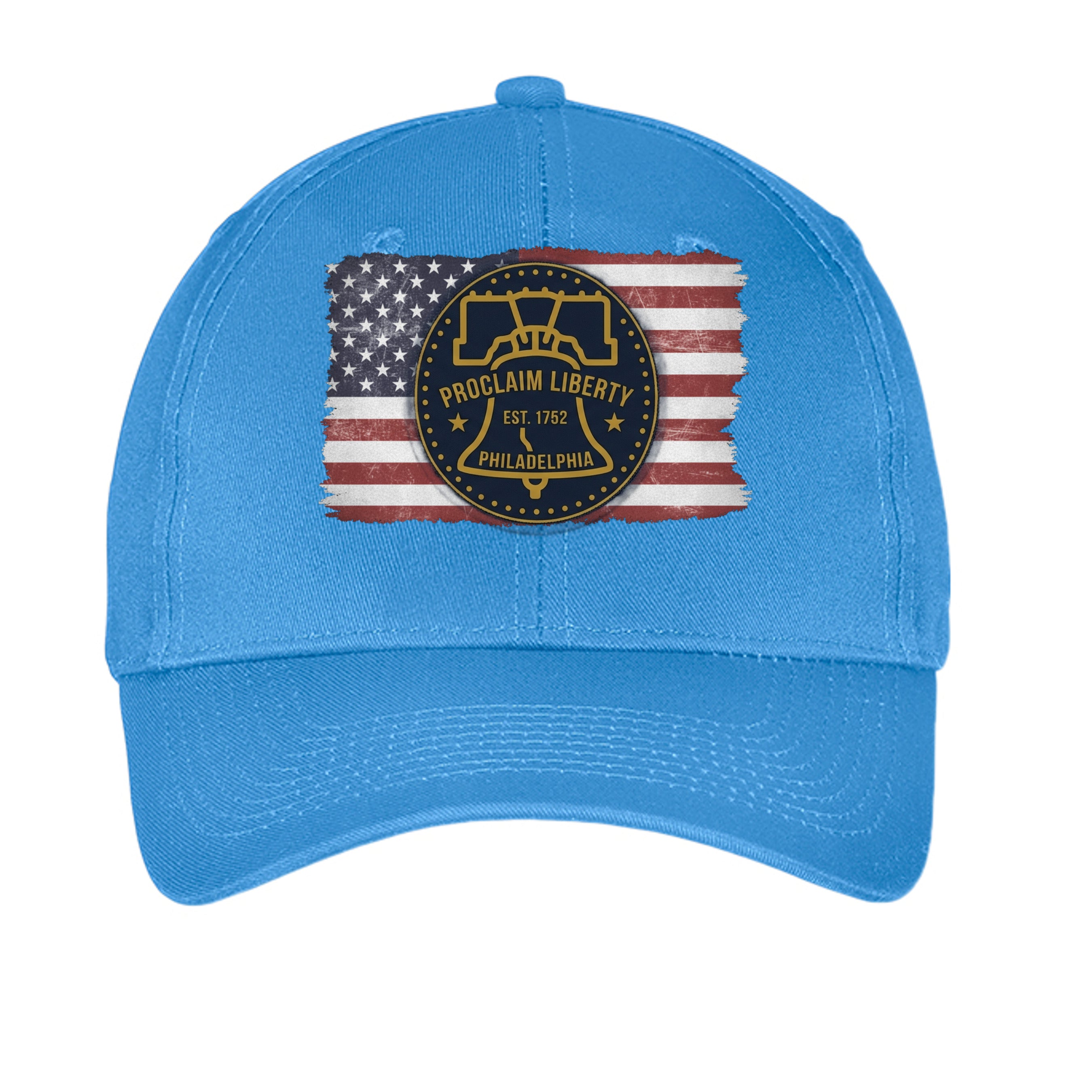 Proclaim Liberty Philadelphia Heritage Hat | Bald Eagle & Liberty Bell Patriotic Cap Anvil and Anthem }