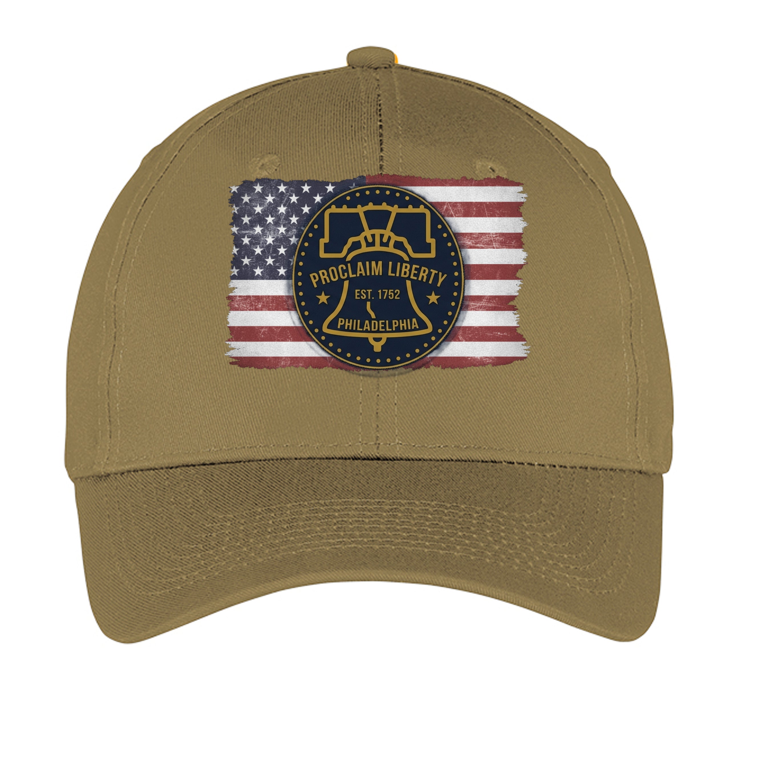 Proclaim Liberty Philadelphia Heritage Hat | Bald Eagle & Liberty Bell Patriotic Cap Anvil and Anthem }