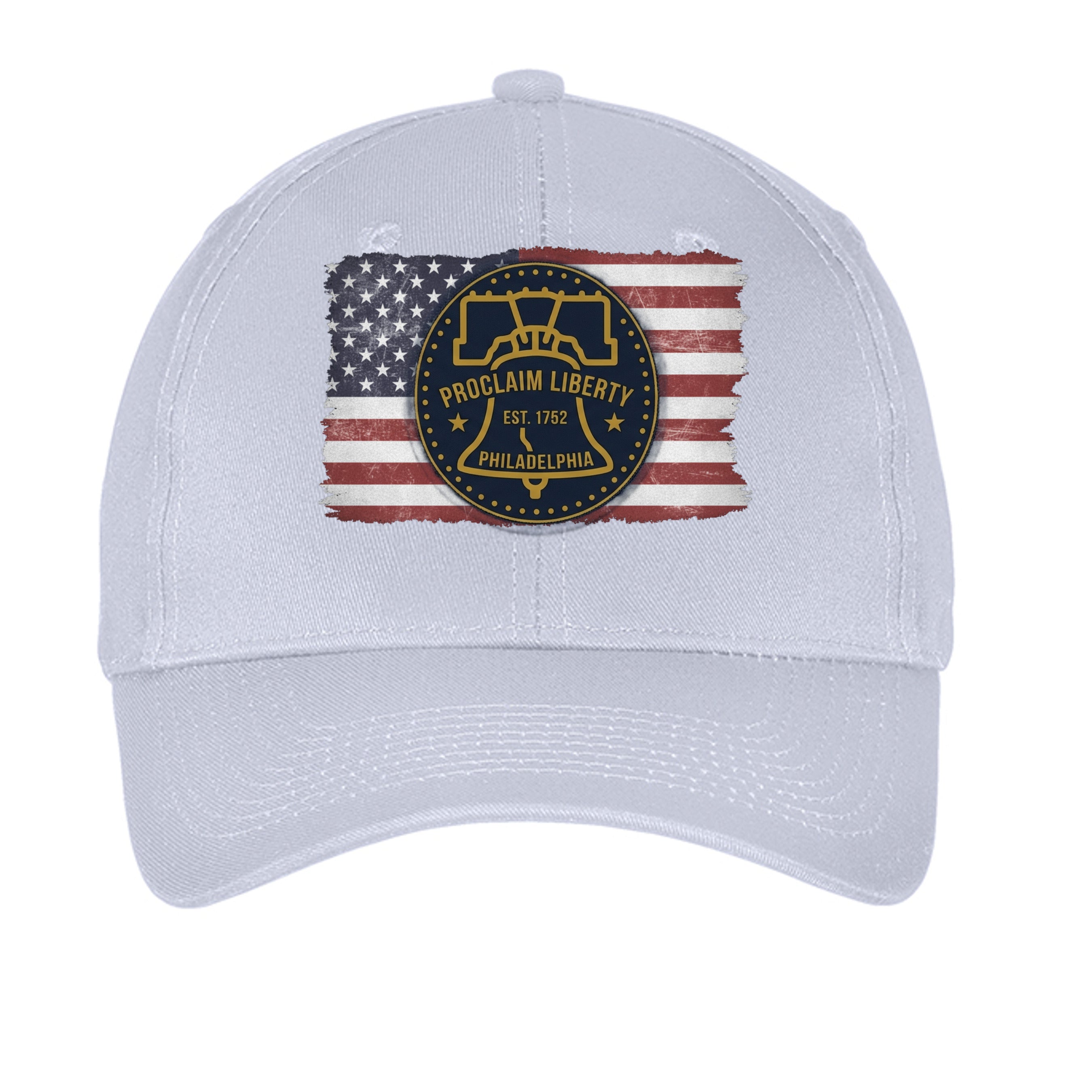 Proclaim Liberty Philadelphia Heritage Hat | Bald Eagle & Liberty Bell Patriotic Cap Anvil and Anthem }