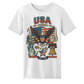 USA 1776 wicking shirt White {{ product_type }Anvil and Anthem }