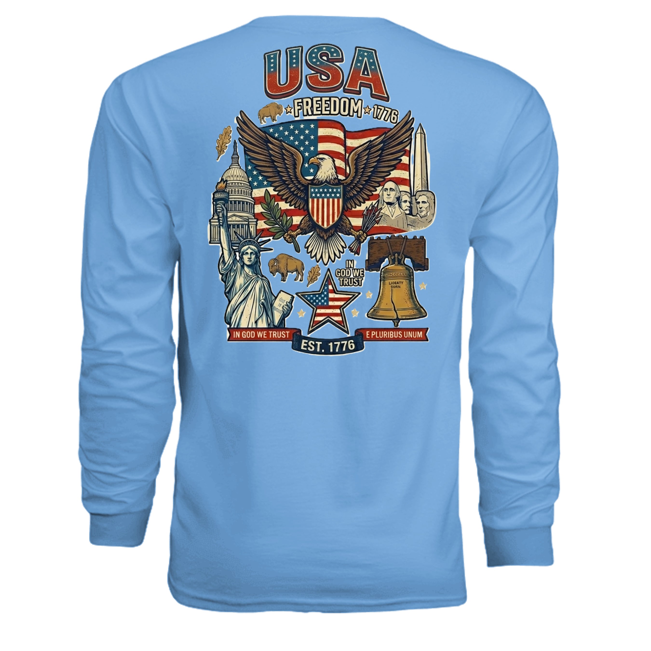 LIGHT BLUE - N3165 - BACK