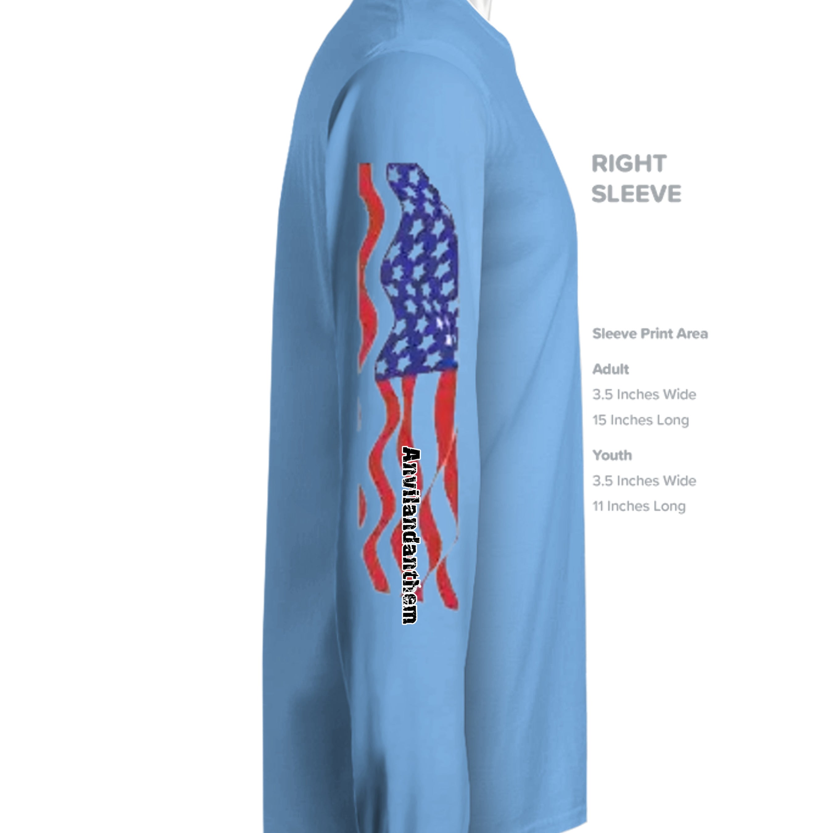 LIGHT BLUE - N3165 - SLEEVE_RIGHT