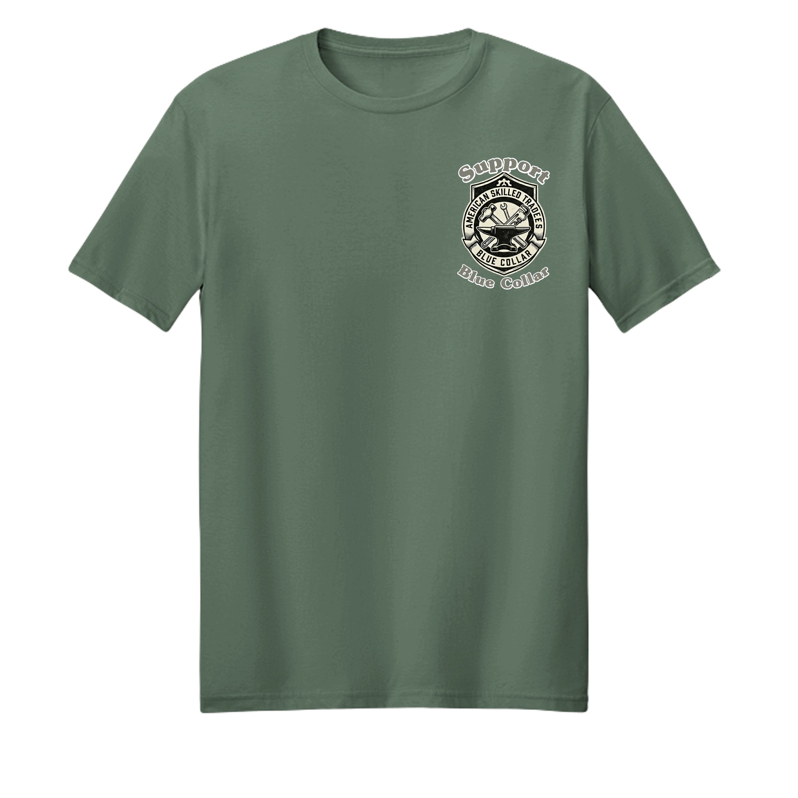 American Diesel Mechanic T-Shirt | We Keep Industry Moving | Blue Collar Trades Tee Anvil and Anthem }