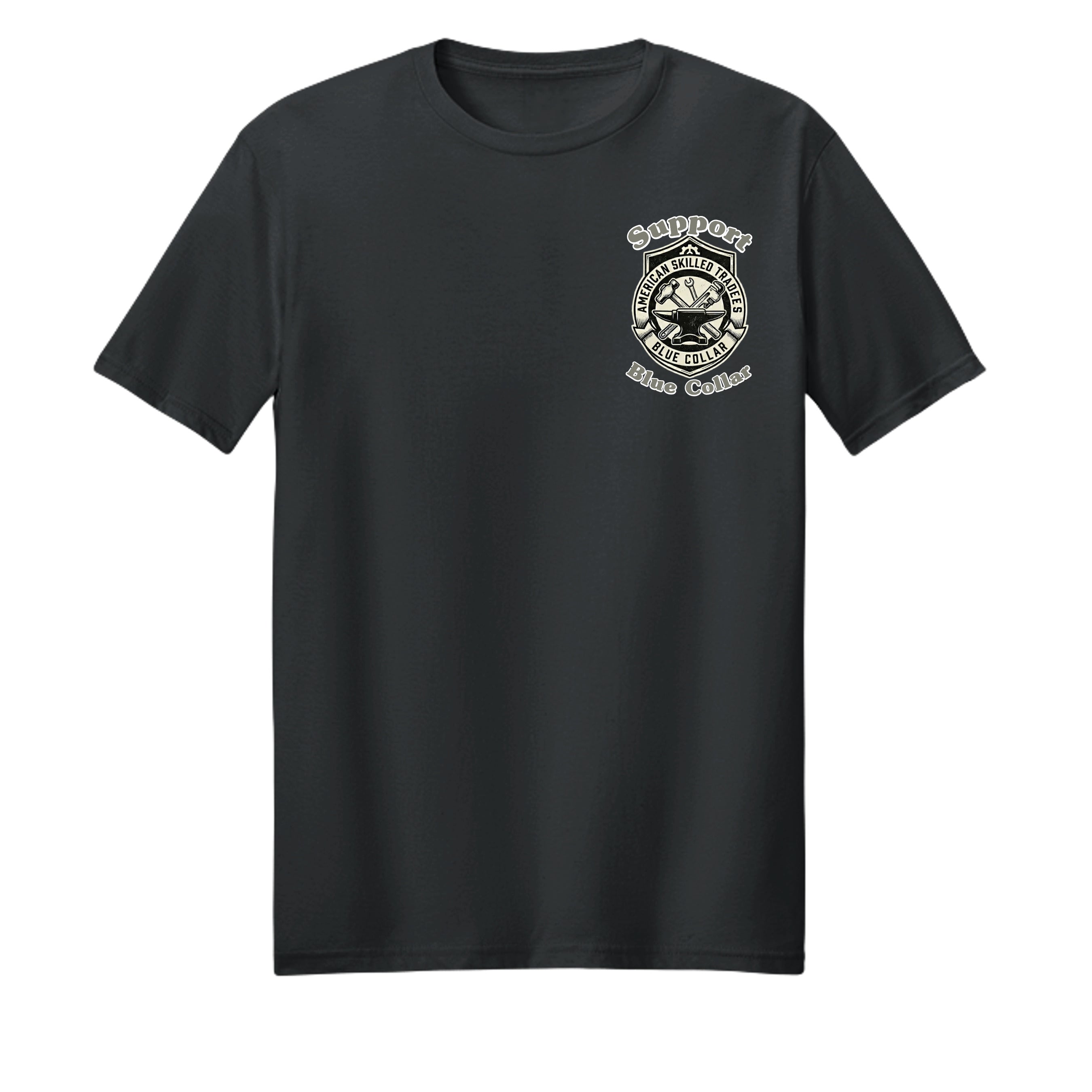 American Diesel Mechanic T-Shirt | We Keep Industry Moving | Blue Collar Trades Tee Anvil and Anthem }