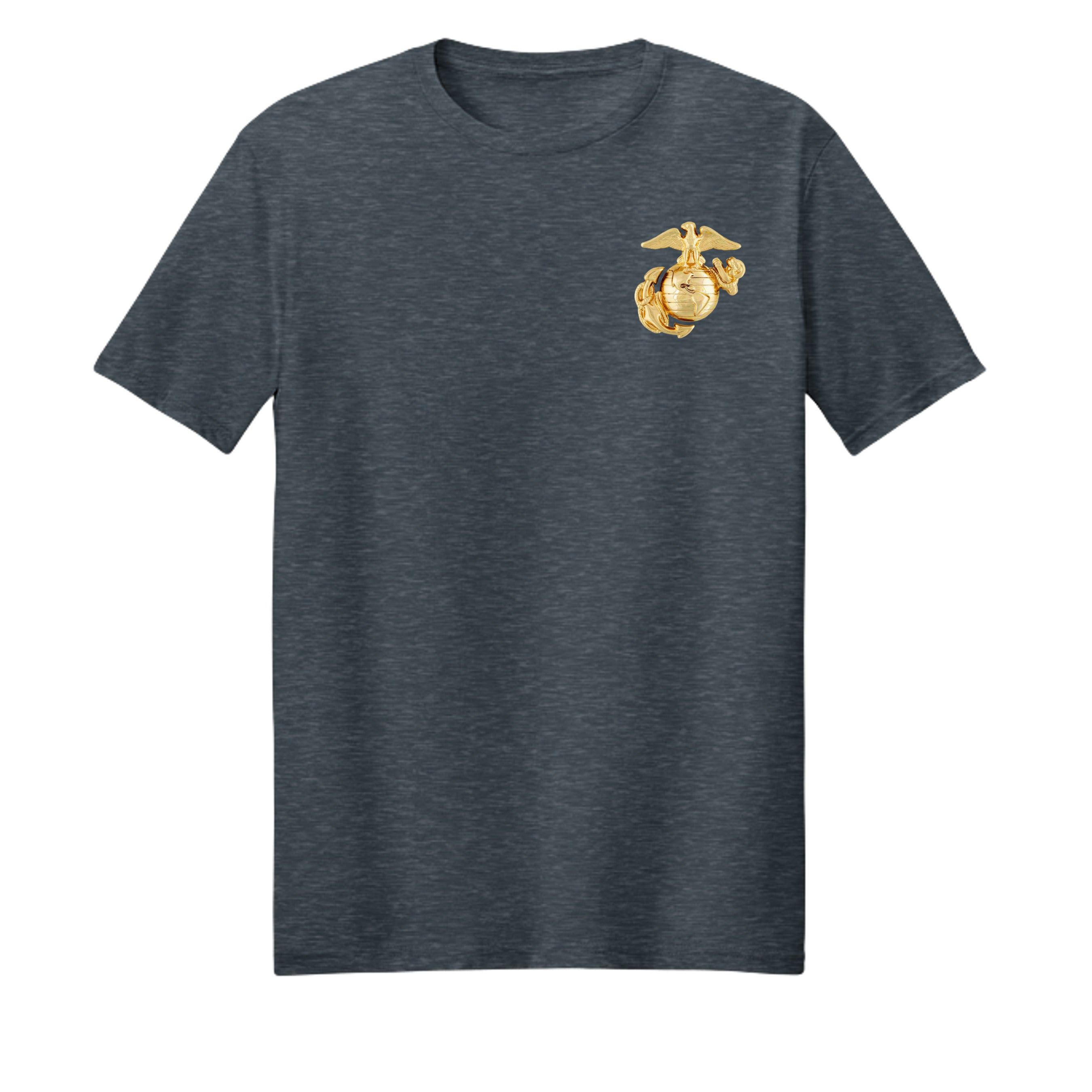 USMC Bulldog "The Few, The Proud" T-Shirt | Marine Corps Patriotic Tee Anvil and Anthem }