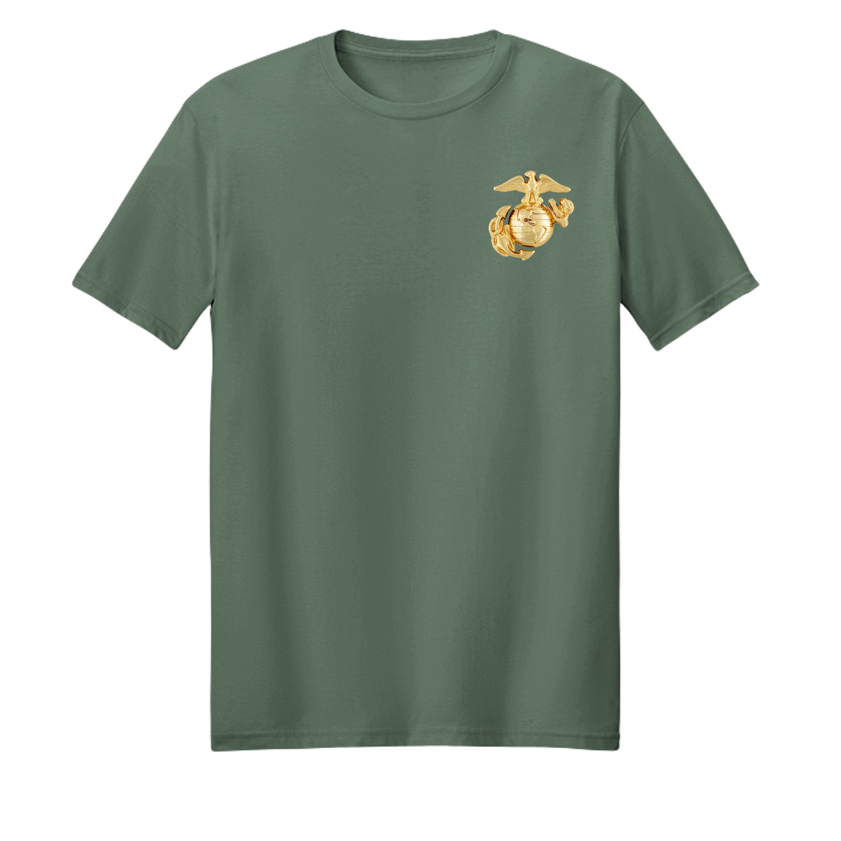 USMC Bulldog "The Few, The Proud" T-Shirt | Marine Corps Patriotic Tee Anvil and Anthem }