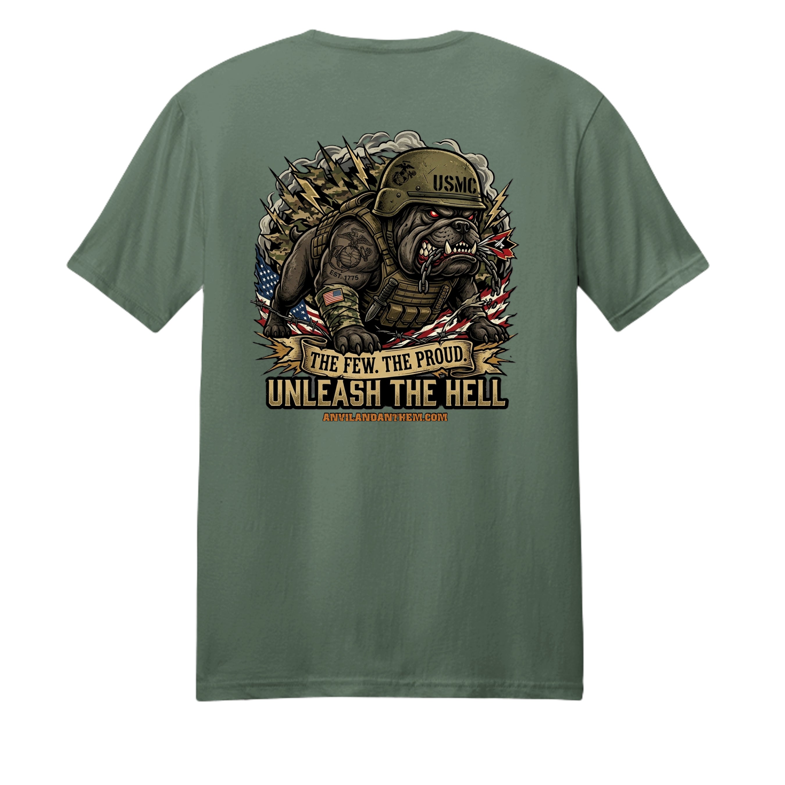 Military Green - 3000 - BACK