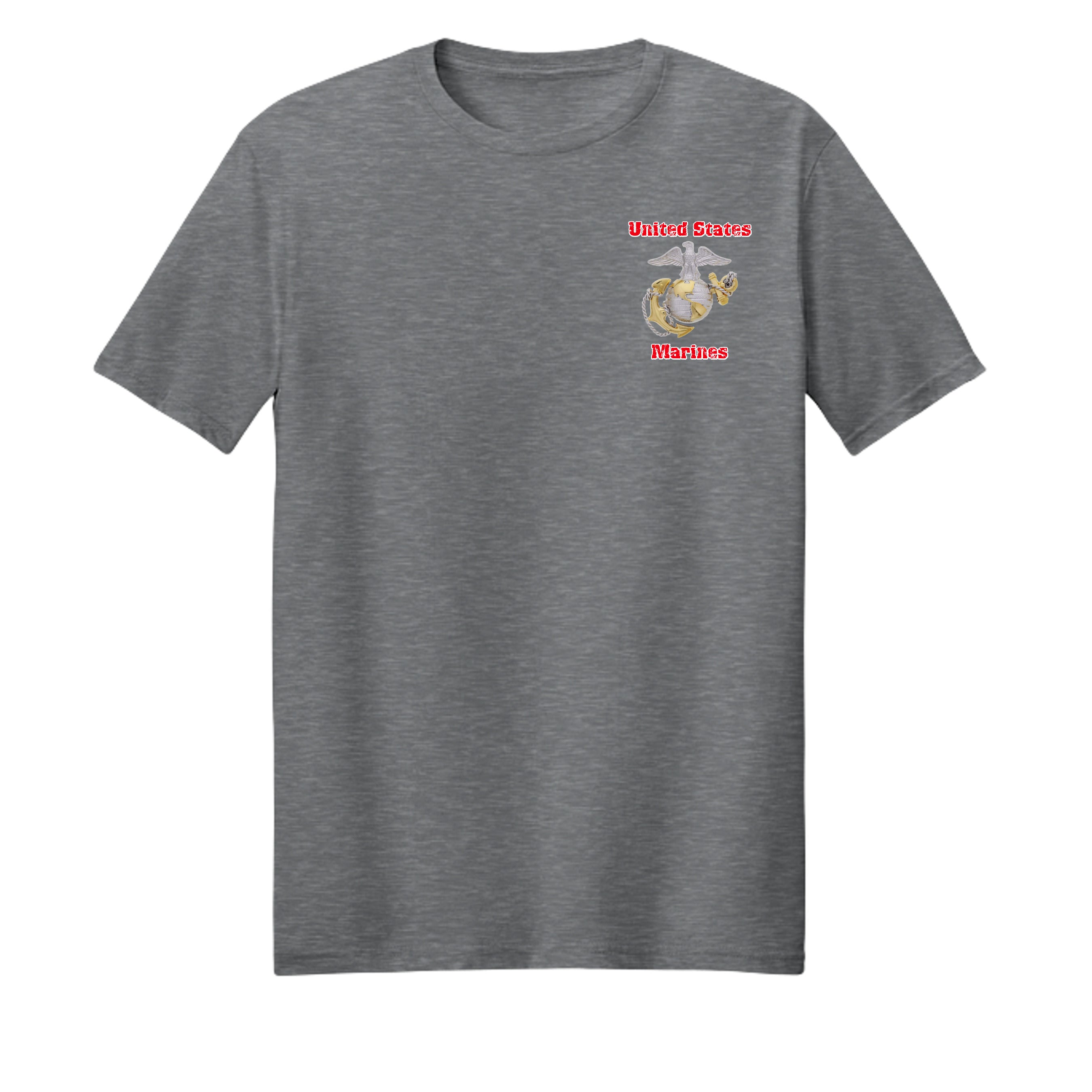 USMC Bulldog “The Few. The Proud.” T-Shirt | Marine Corps Patriotic Tee Anvil and Anthem }