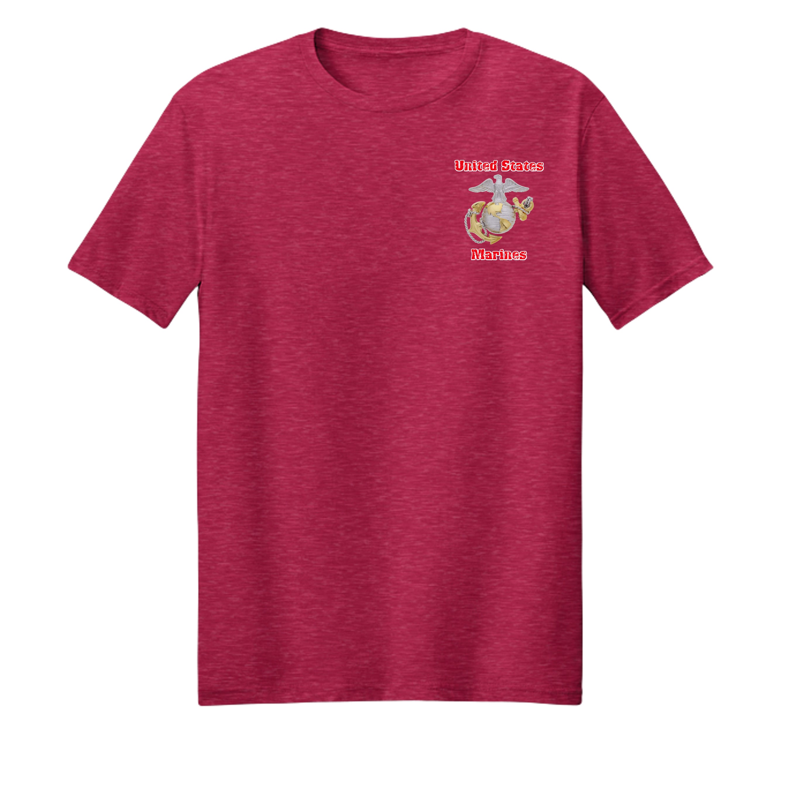 USMC Bulldog “The Few. The Proud.” T-Shirt | Marine Corps Patriotic Tee Anvil and Anthem }