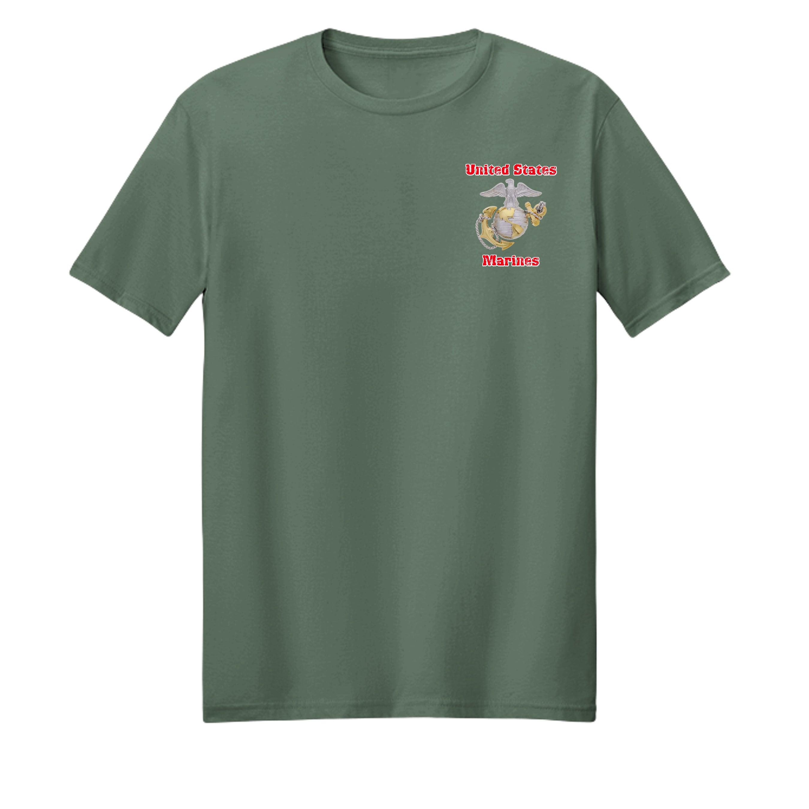 USMC Bulldog “The Few. The Proud.” T-Shirt | Marine Corps Patriotic Tee Anvil and Anthem }