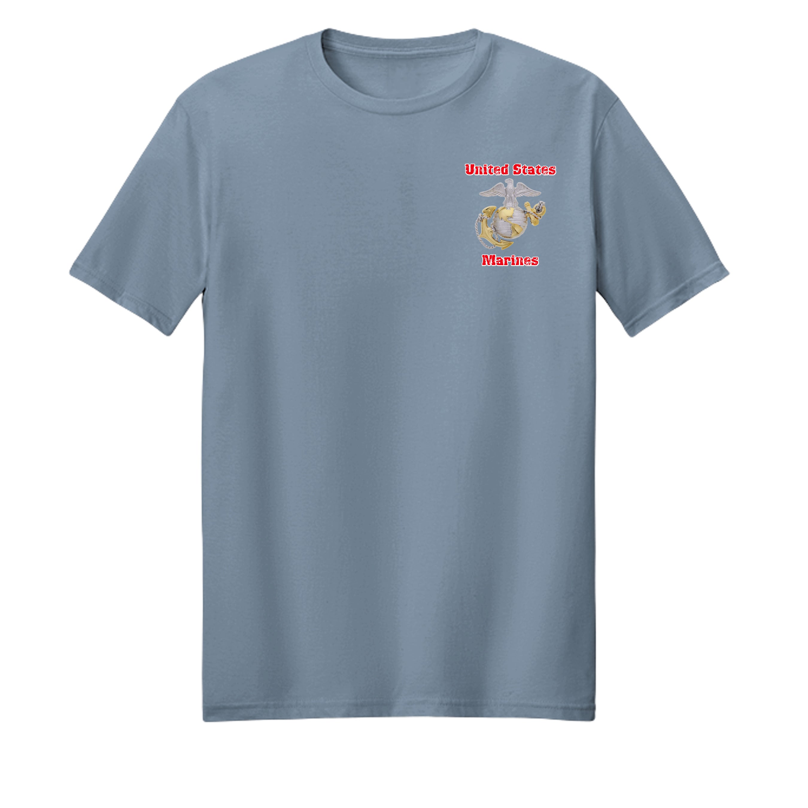 USMC Bulldog “The Few. The Proud.” T-Shirt | Marine Corps Patriotic Tee Anvil and Anthem }