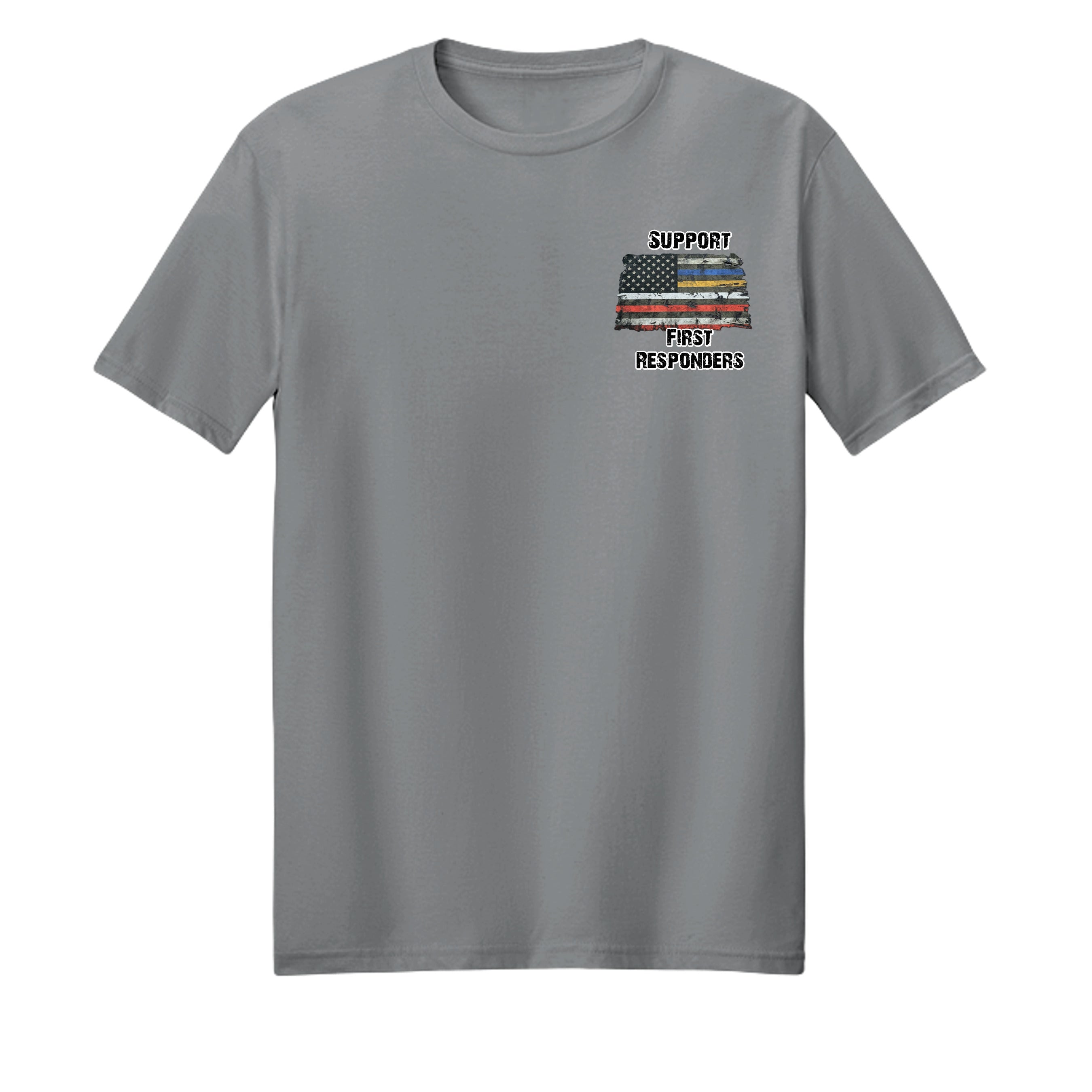 Tested by Time. Tempered by Tragedy. Tethered by Purpose. | First Responder Tribute T-Shirt Anvil and Anthem }