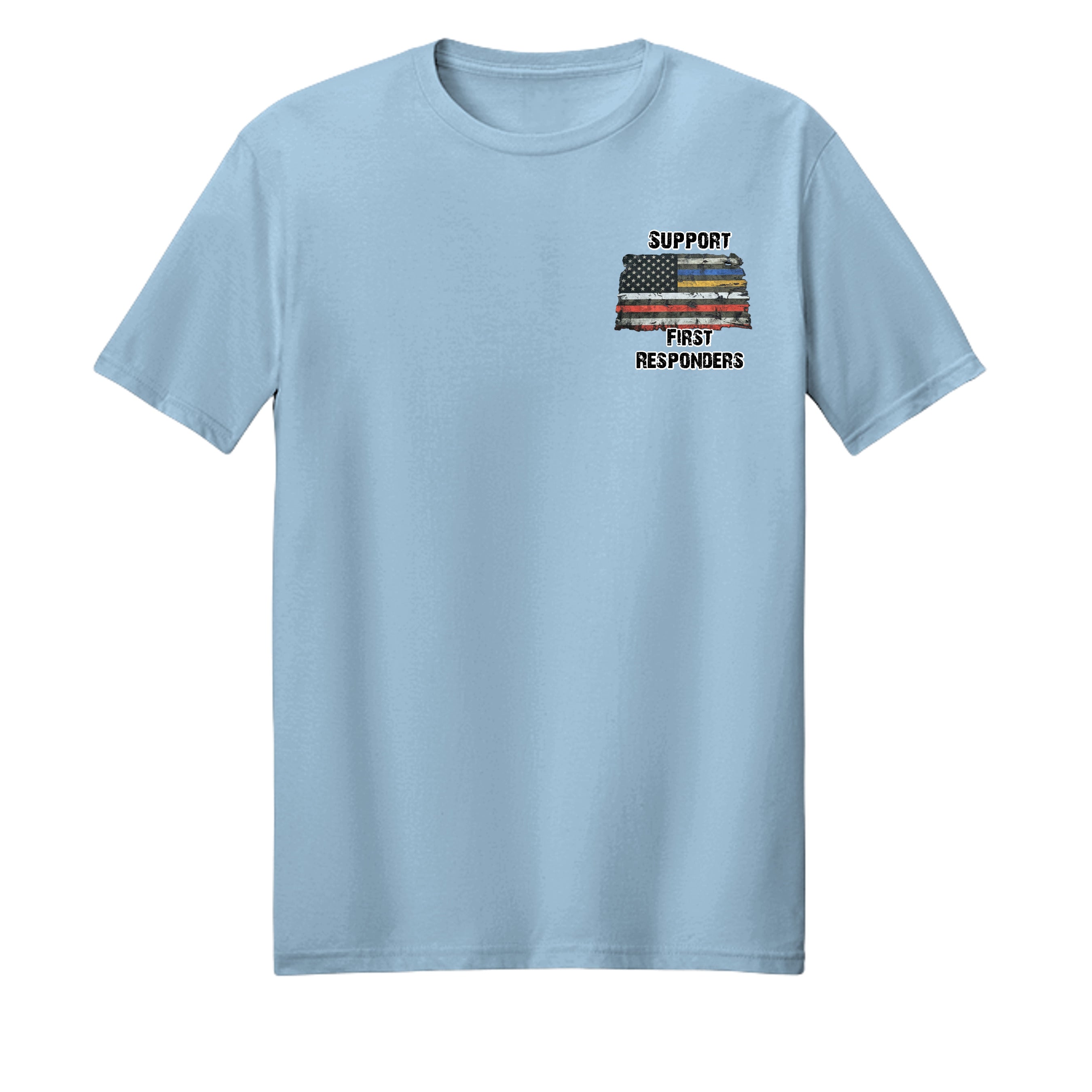 Tested by Time. Tempered by Tragedy. Tethered by Purpose. | First Responder Tribute T-Shirt Anvil and Anthem }