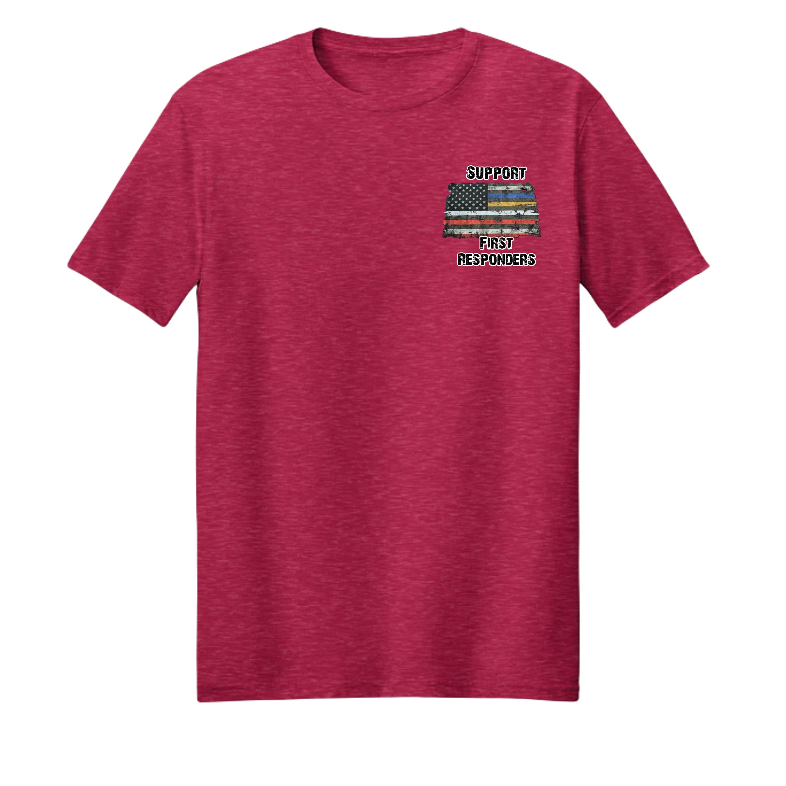 Tested by Time. Tempered by Tragedy. Tethered by Purpose. | First Responder Tribute T-Shirt Anvil and Anthem }