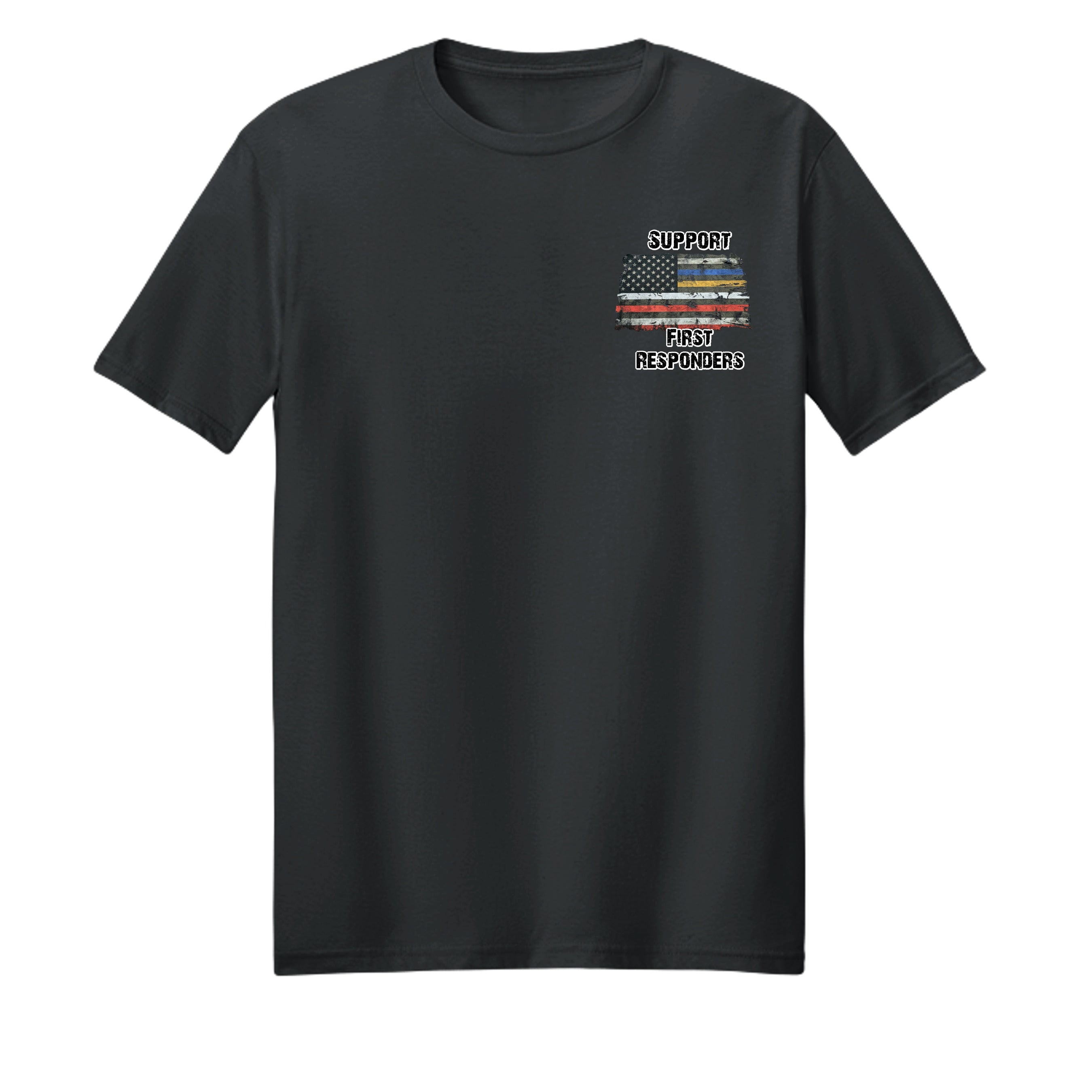 Tested by Time. Tempered by Tragedy. Tethered by Purpose. | First Responder Tribute T-Shirt Anvil and Anthem }