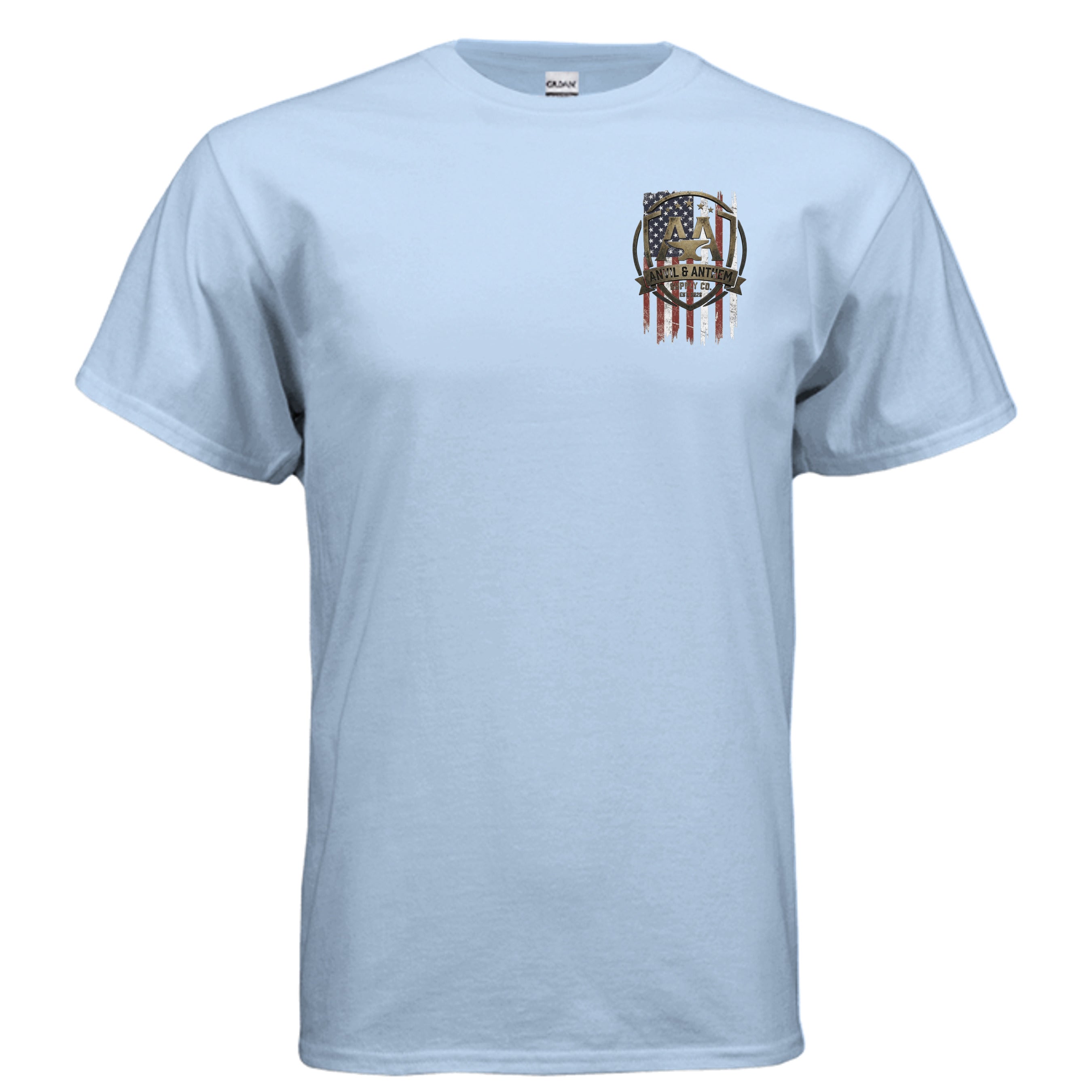Freedom Secured 1776 Tactical Patriot T-Shirt | American Flag & Special Operations Tribute Tee Anvil and Anthem }