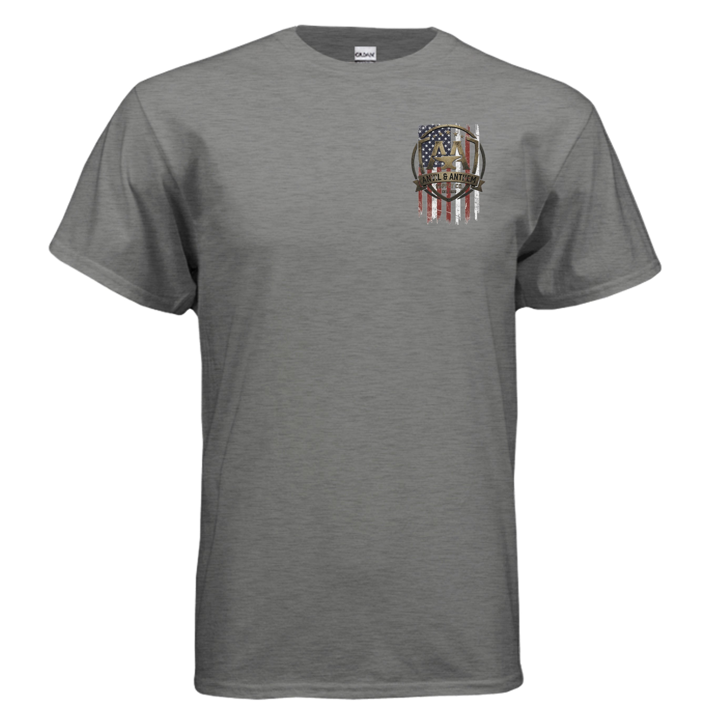 Freedom Secured 1776 Tactical Patriot T-Shirt | American Flag & Special Operations Tribute Tee Anvil and Anthem }