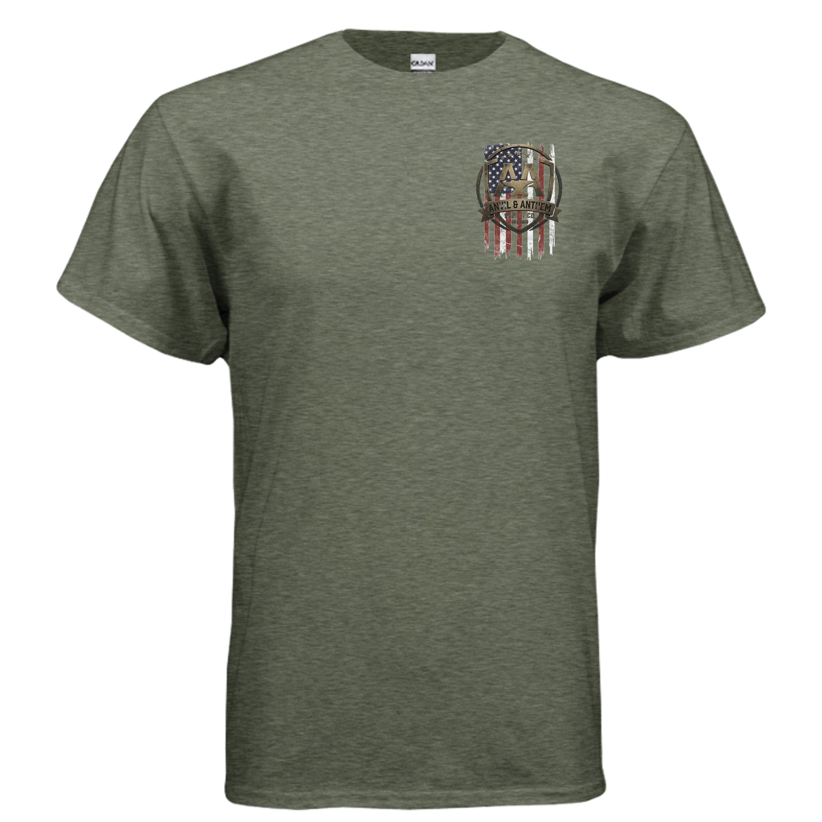 Freedom Secured 1776 Tactical Patriot T-Shirt | American Flag & Special Operations Tribute Tee Anvil and Anthem }