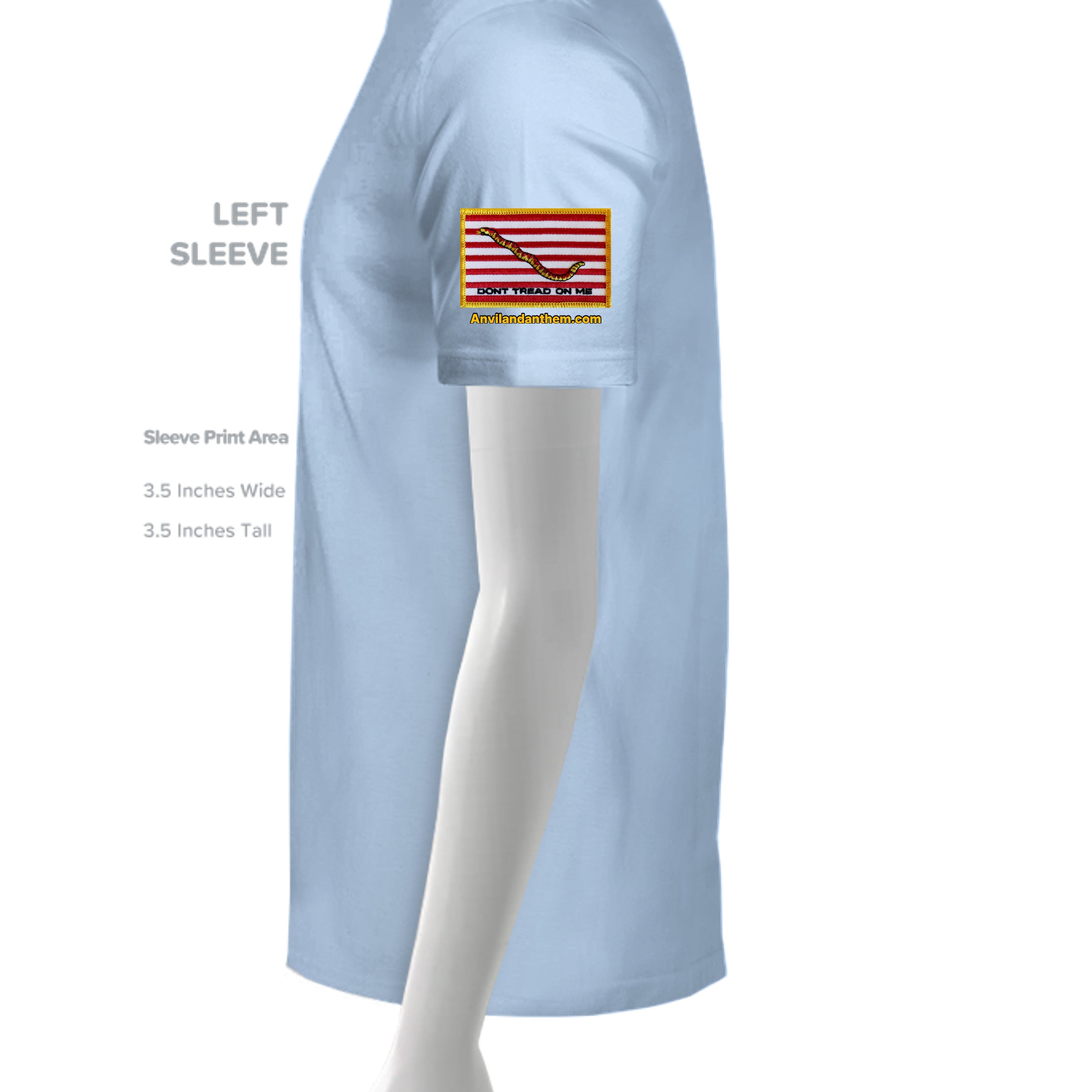LIGHT BLUE - G500 - SLEEVE_LEFT
